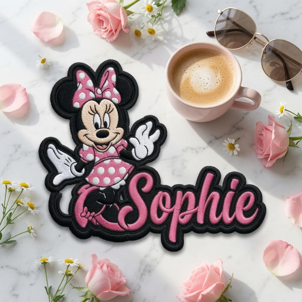 トップス a Applique Minnie - Etsy