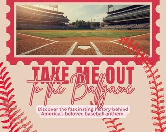 Baseball History Lesson | "Take Me Out to the Ball Game" Song Activity (Printable Worksheets)