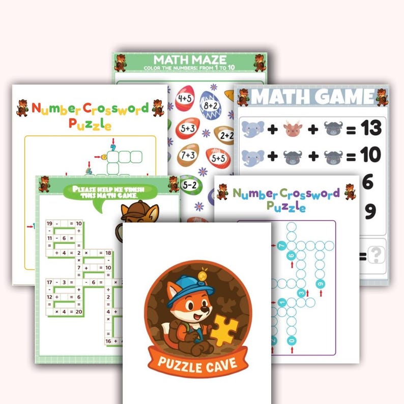 Kindergarten Math Workbook Ages 3-6 | Preschool Learning Activities ...