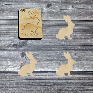 DIY Kaninchen Anhänger Leder Handwerk Dies Set für präzise Leder schneiden