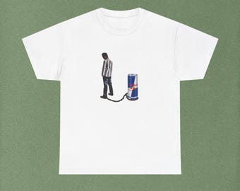Red Bull Graphic Parody T Shirt