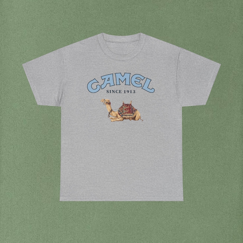Vintage Camel Logo Graphic T Shirt image 2