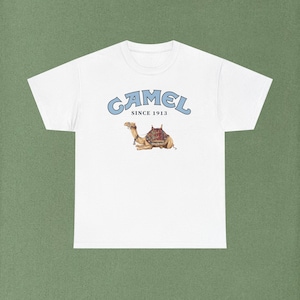 Vintage Camel Logo Graphic T Shirt image 1
