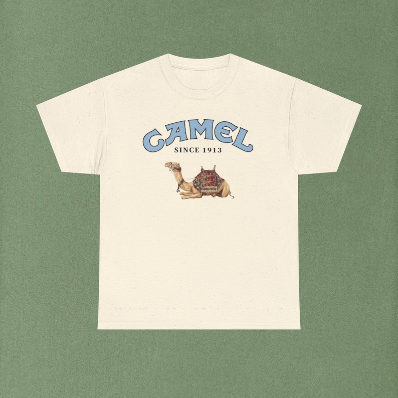 Vintage Camel Logo Graphic T Shirt image 3
