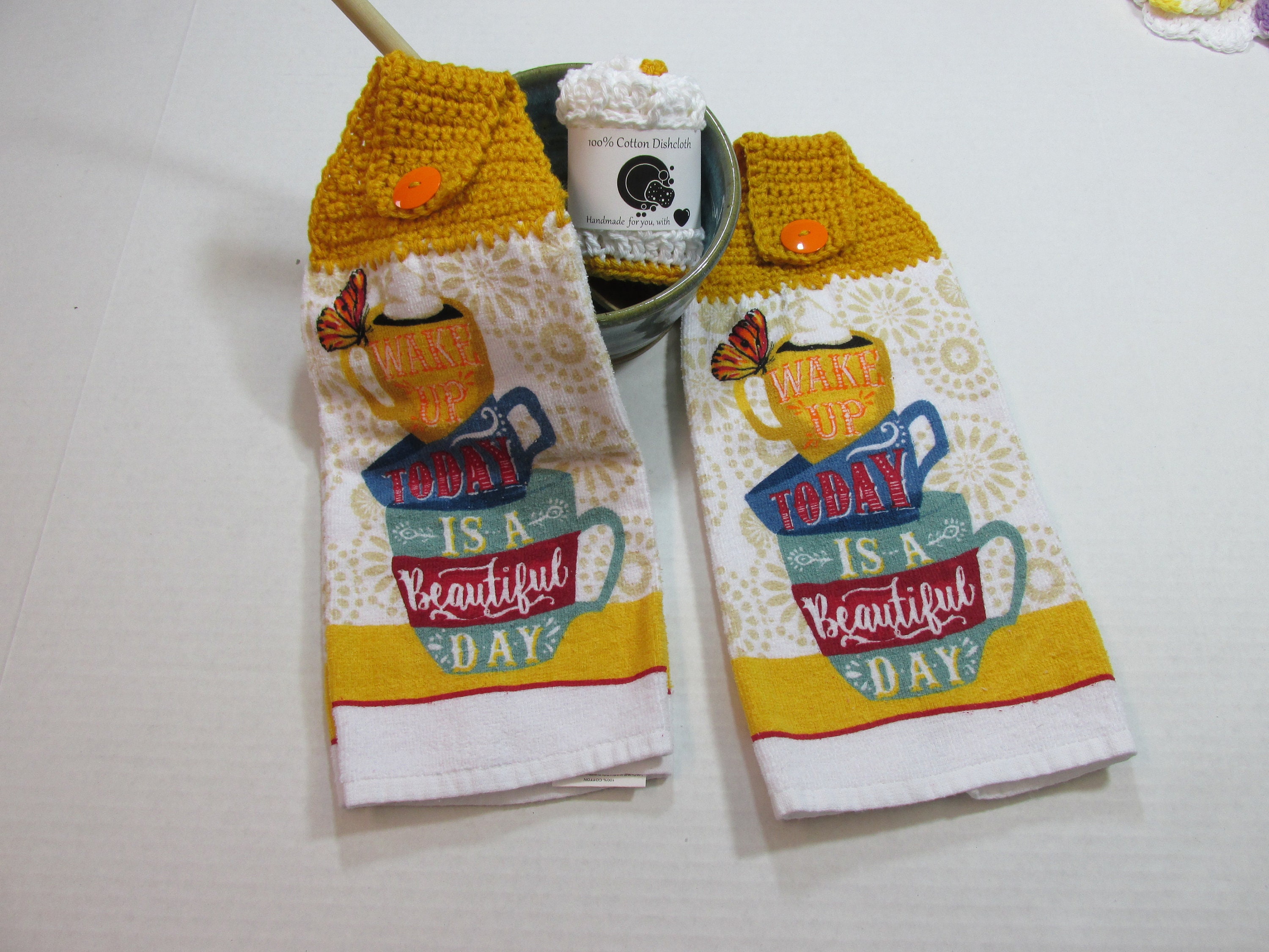 Dekorative hängende Handtuch und GeschirrtuchHeute ist | Etsy