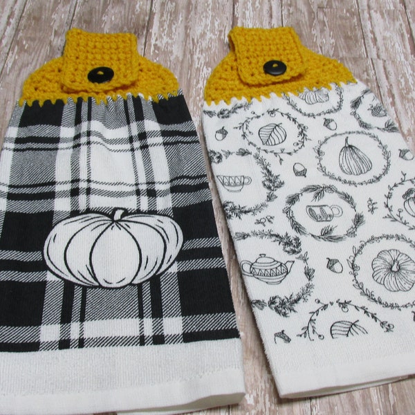 Black and Gold Kitchen Towels Etsy
