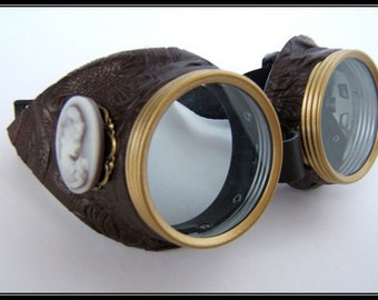 Steampunk goggles vintage siding