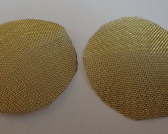 Real brass metal waspeye addition for goggles - see through