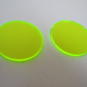 UV Green lens addition for goggles - see through