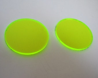 UV Green lens addition for goggles - see through