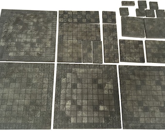 Dwarven city - Dwarven Dungeon Tiles - Tabletop Dungoen