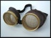 Steampunk Goggles, Wasp Eye, Copper or Brass, Halloween, Burning Man, Goggles, Cyberpunk, Cosplay, Costume, Faux Leather, Bioshock, Festival 