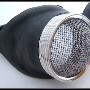 steampunk goggle Leather vintage-looking Motorcycle Goggles - waspeye decal lens lens