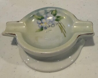 Cenicero Nippon vintage pintado a mano