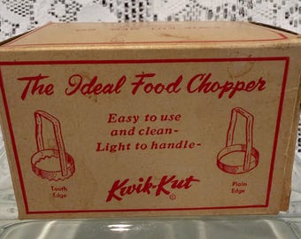 Kwik-Kut “The Ideal Food Chopper”
