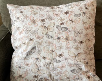 18x18 Butterfly Throw Pillow Covers | Envelope Style | Watercolor