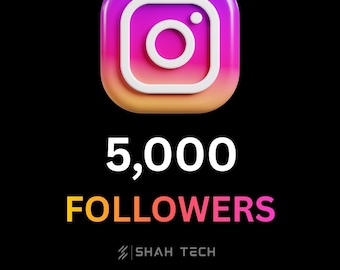 5.000 Instagram-Follower | Schneller Instagram Wachstumsservice | Echter Social Proof Boost