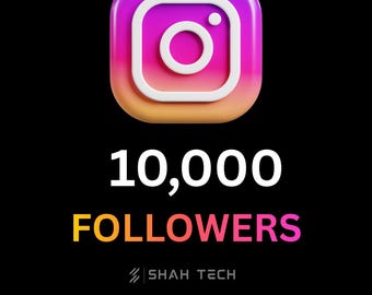 10.000 Instagram-Follower | Schneller Instagram Wachstumsservice | Echter Social Proof Boost