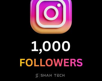 1.000 Instagram-Follower | Schneller Instagram Wachstumsservice | Echter Social Proof Boost