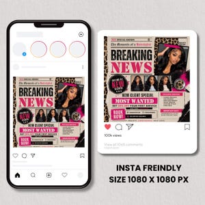 New Client Booking Flyer Canva Template, Calling All New Clients, Hair Lash Nail Tech MUA, Beauty Business Promo, Editable Digital Download