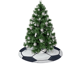 Weihnachtsbaumrock in Fußballform