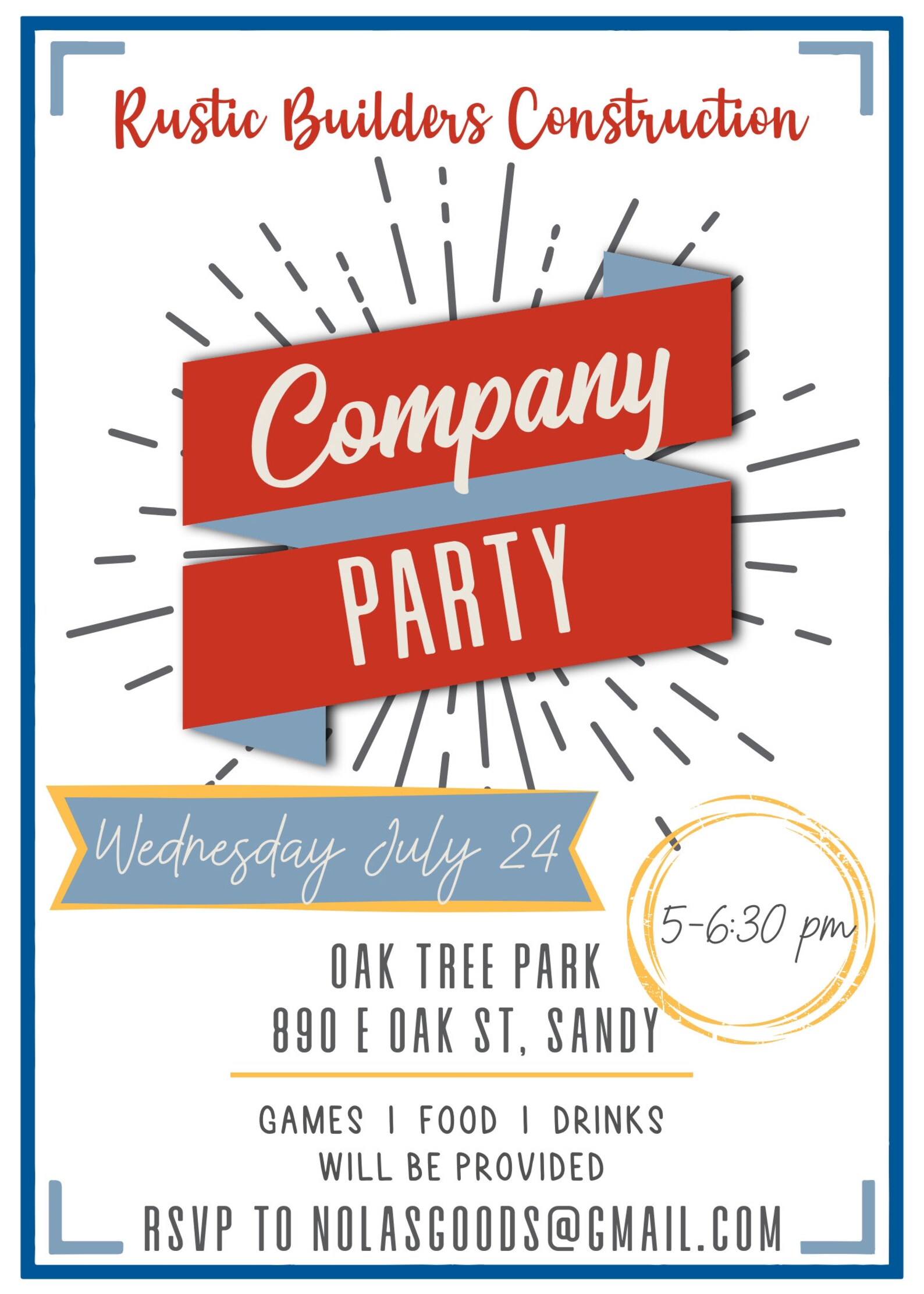 Company Party Invitation Download Employee Appreciation BBQ Etsy
