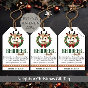 Neighbor Christmas Gift Tags, Christmas Gift Tag Personalized, Christmas Treat Gift Tags, Christmas Neighbor Gift Tag