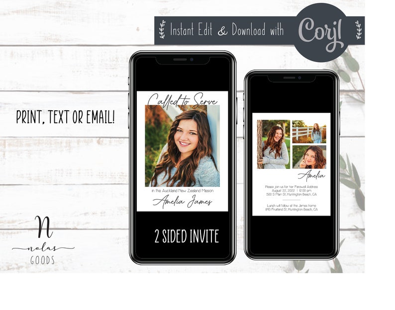 LDS Missionary Announcement Missionary Open House Invitation Etsy lds-missionary-announcement-missionary-open-house-invitation-etsy