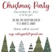 Company Christmas Party Invitation, Company Holiday Party Invite ...