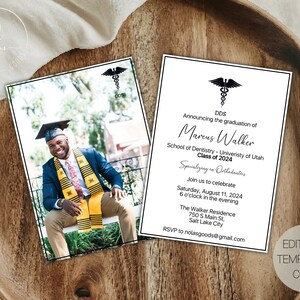 Convite para festa de formatura dentária, anúncio de formatura da faculdade de odontologia, convite para formatura de assistente dentário, convite para formatura de dentista