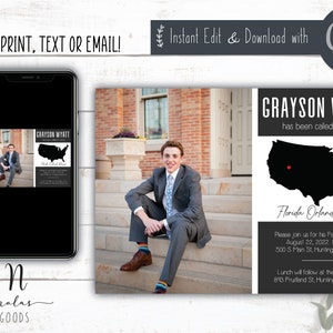 LDS Mission Announcement Digital Download, Missionary Open House Invitation Printable, Mission Farewell Invite Digital, Mission Invite
