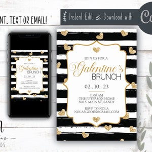 Galentines Brunch, Galentines Day Party Einladung, Galentines Day Einladung, Galentines Einladung, Galentine Party Invite