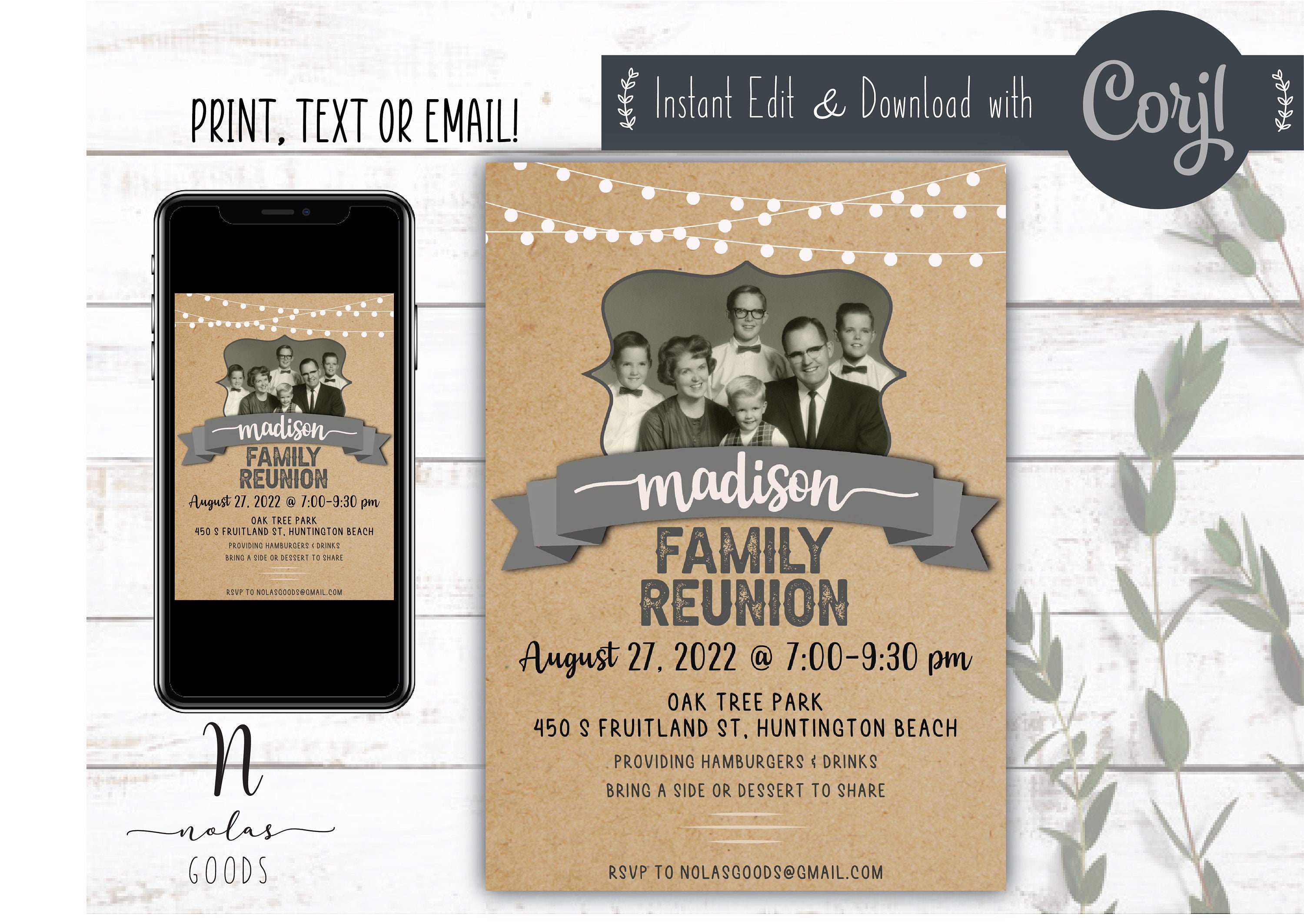 Invitación personalizable para reunión familiar, invitación para reunión de  primos, plantilla de invitación para reunión familiar, folleto imprimible  para reunión familiar - Etsy México, image size:3000x2126