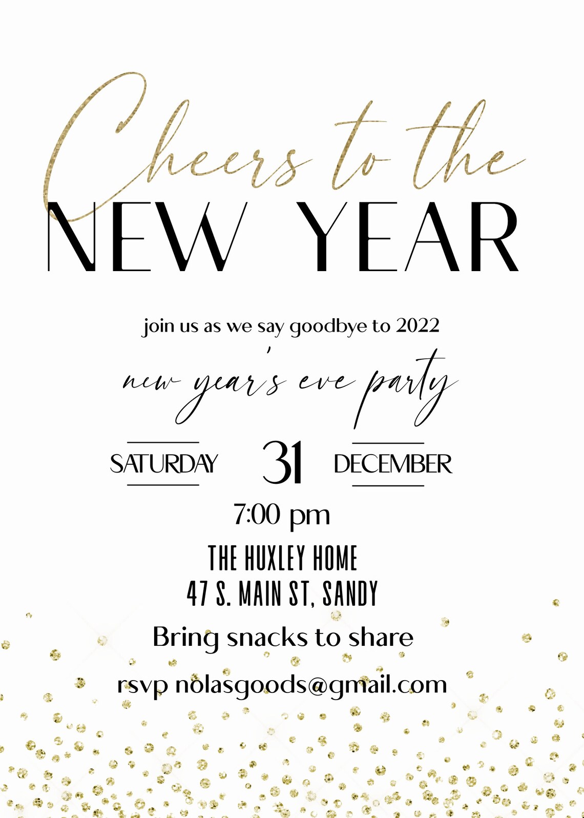 New Years Invitation Template New Years Eve Party Invitation Etsy New Years Invitation Template New Years Eve Party Invitation Etsy