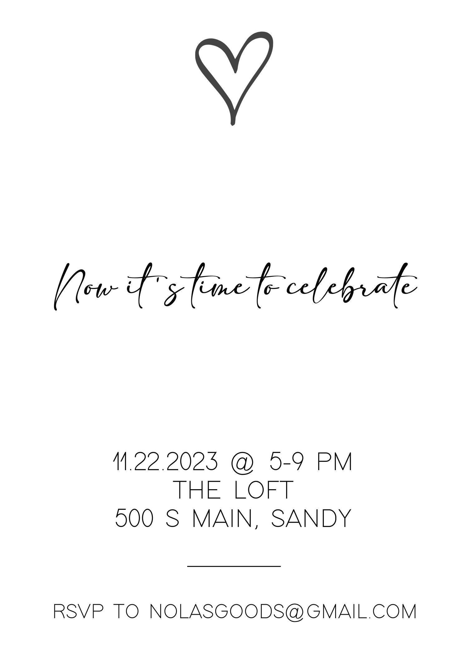 We Tied the Knot Invitation Elopement Announcement Template Etsy