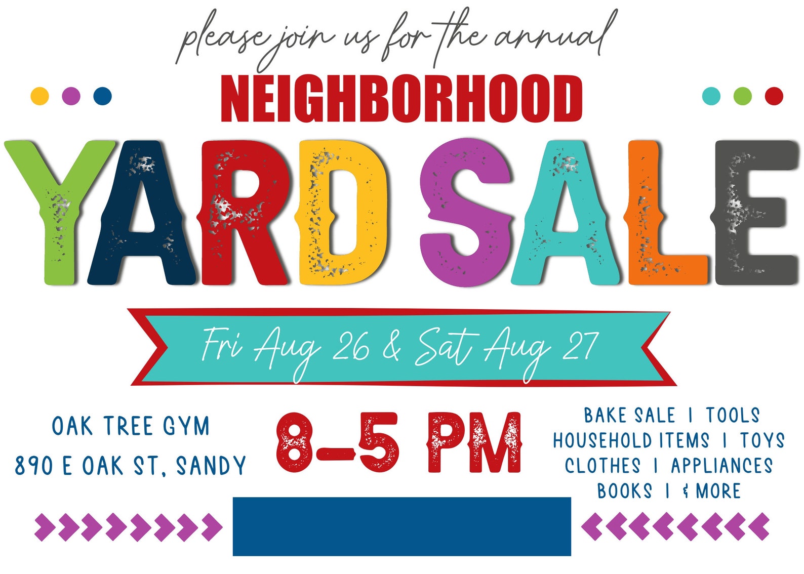Community Yard Sale Flyer Printable Neighborhood Garage Sale Etsy Community Yard Sale Flyer Printable Neighborhood Garage Sale Etsy