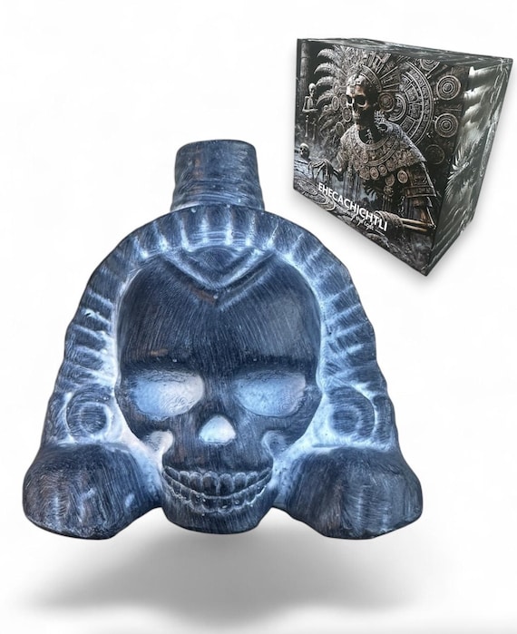 Aztec Death Whistle, Skull Gift at 125db, Halloween Prop, Scary
