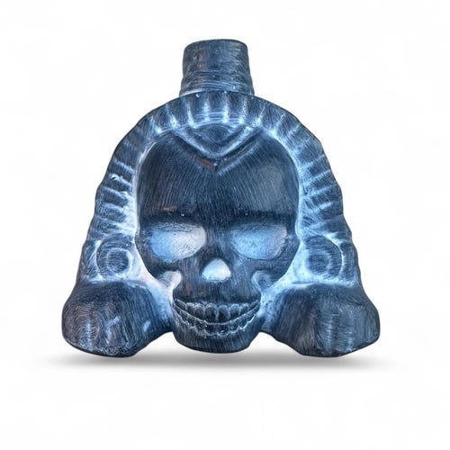 Aztec Death Whistle, Skull Gift at 125db, Halloween Prop, Scary
