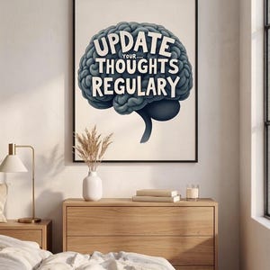 Modern Woodland Wall Art Print, Panda Bedroom Decor, Glam Digital Download image 2