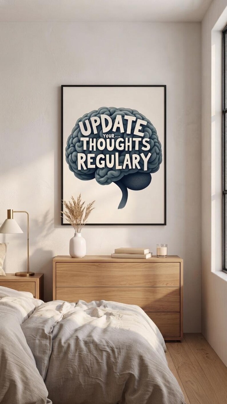 Modern Woodland Wall Art Print, Panda Bedroom Decor, Glam Digital Download image 2
