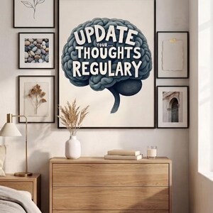Modern Woodland Wall Art Print, Panda Bedroom Decor, Glam Digital Download image 13