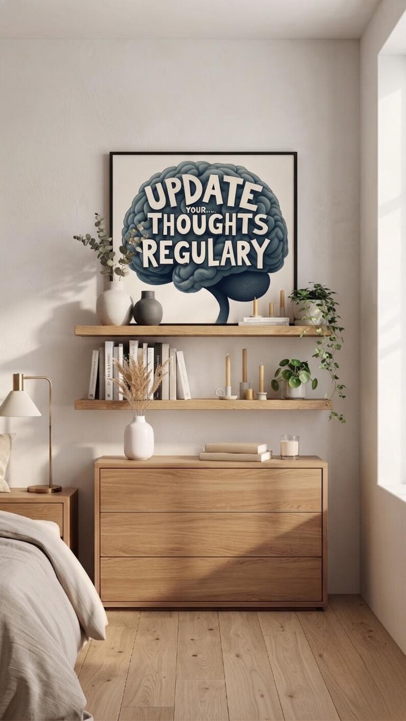Modern Woodland Wall Art Print, Panda Bedroom Decor, Glam Digital Download image 12