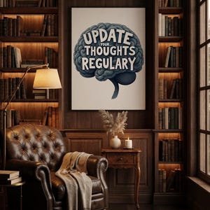 Modern Woodland Wall Art Print, Panda Bedroom Decor, Glam Digital Download image 1