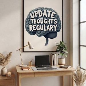 Modern Woodland Wall Art Print, Panda Bedroom Decor, Glam Digital Download image 10