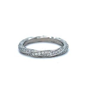 Pave Diamond Classic Twist Band.
