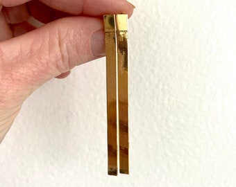 Liquid Gold 14K Gelbgold Line Ohrringe.