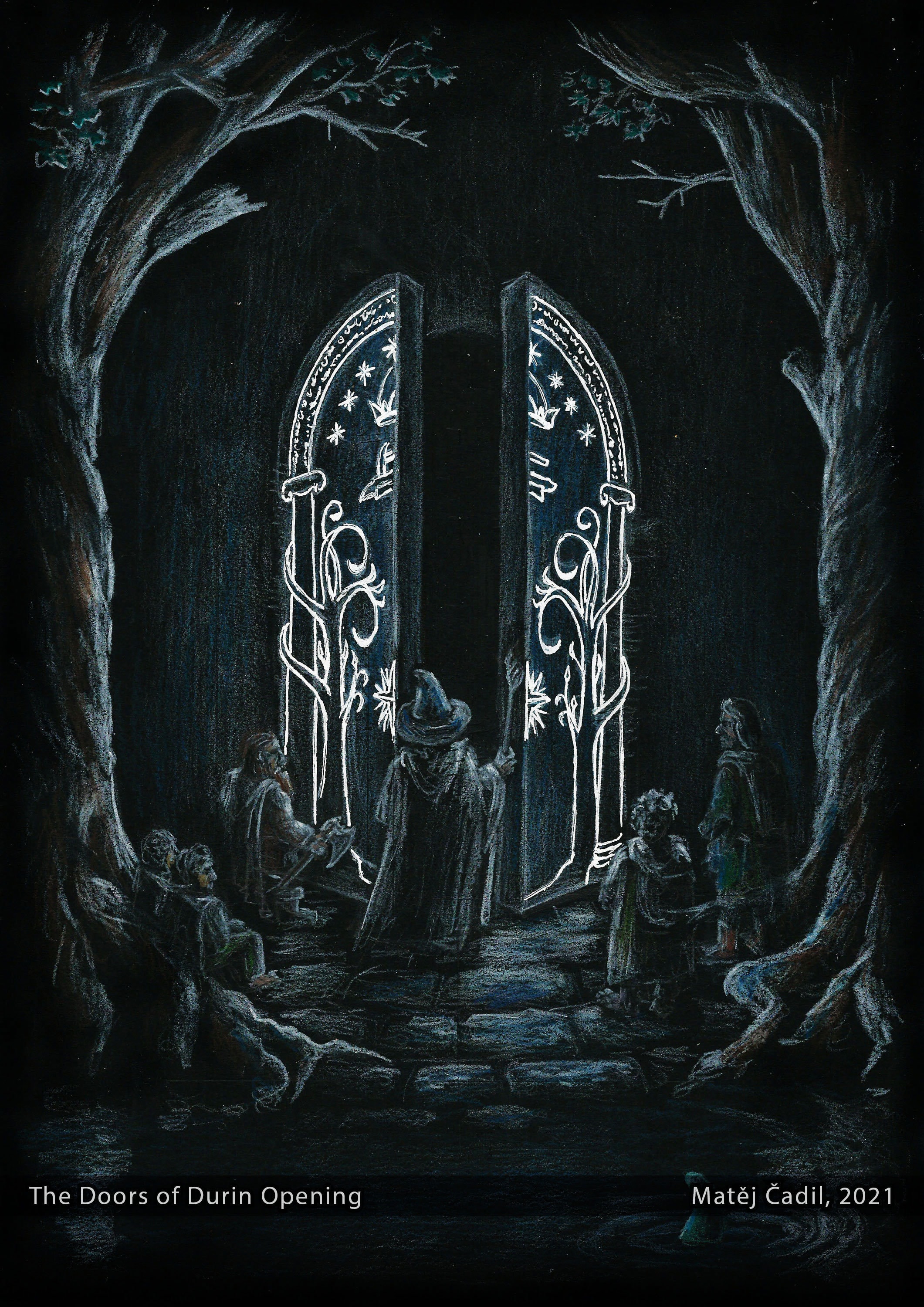 Are these the same doors that are later the Doors of Durin? :  r/LOTR_on_Prime