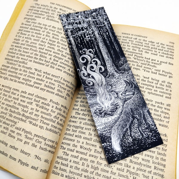 The Curious Fox – J. R. R. Tolkien Bookmark | Lord of the Rings | The Hobbit | Fantasy Bookmark | Tolkien Gifts