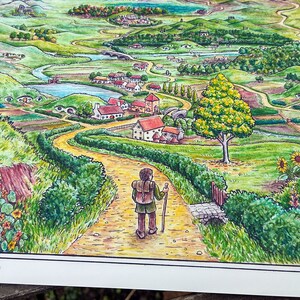 detail of the lower part of the picture