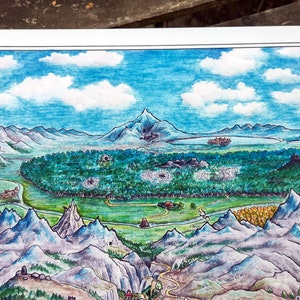 detail of the upper part of the picture